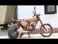 MENYULAP LIMBAH KAYU JATI MENJADI SEPEDA DAN MOTOR KAYU MENYULAP LIMBAH KAYU JATI MENJADI SEPEDA DAN MOTOR KAYU