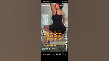 kkvsh twerking on Instagram live