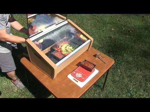New Solar Oven Design - SunTaste Unboxing and 1st Cook