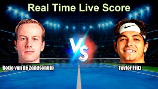 Botic van de Zandschulp vs Taylor Fritz Live Score - ATP Miami, USA Men Singles