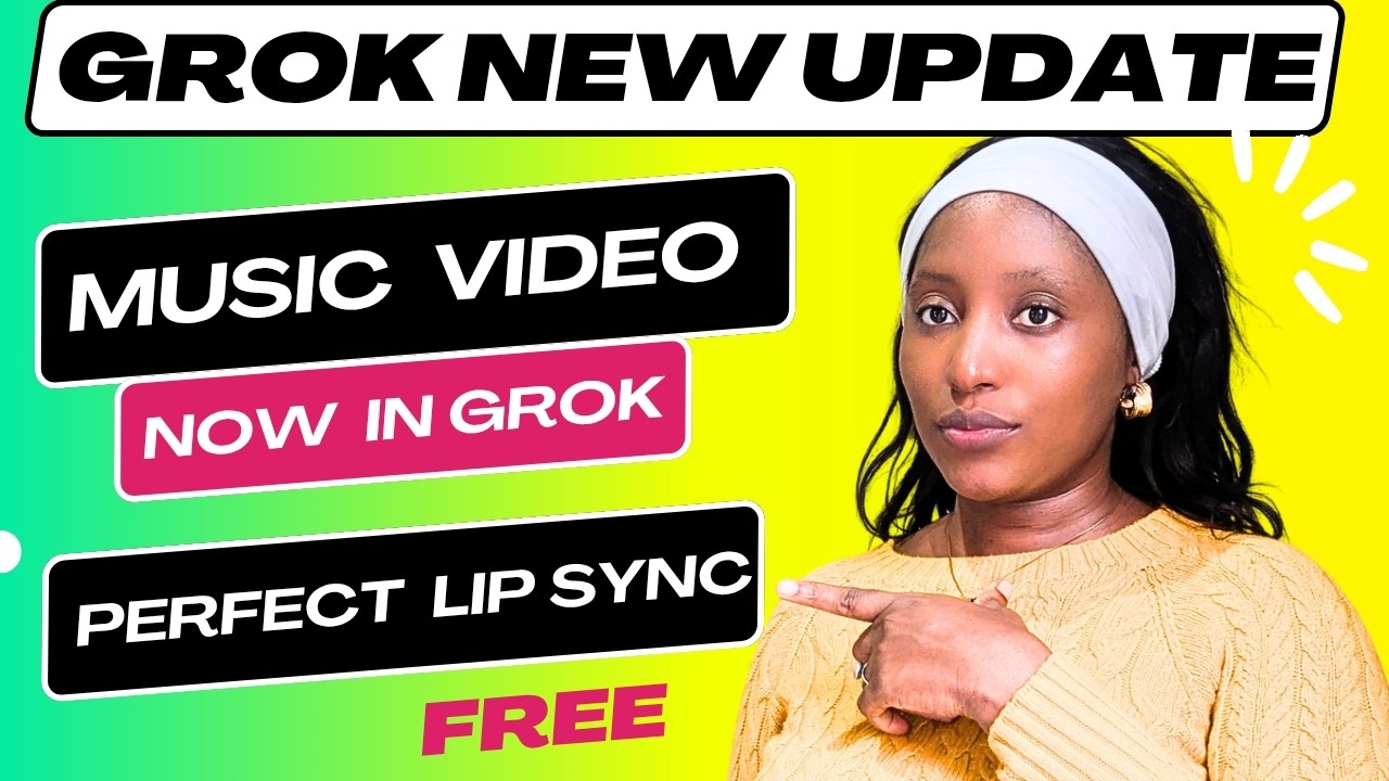GROK AI NEW Update: Make AI Images Sing with Perfect Lip Sync for FREE ...