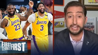 Nick is confident in LeBron, Dame's not enough to beat Lakers in NBA playoffs | FIRST THINGS FIRST