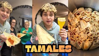 using construction tools to make tamales 🫔🪚