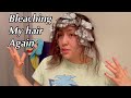 BLEACHING MY HAIR SO YOU DONT HAVE TO| DIY