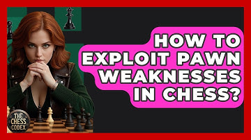 How To Exploit Pawn Weaknesses In Chess? - The Chess Codex