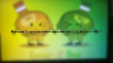 Preview 2 cartoon lemon and lime fan 2023 VD stuff V121
