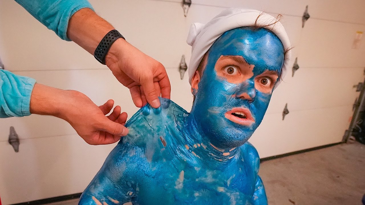 Full Body Mask *Gone Wrong* Smurf Edition | Ross Smith