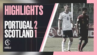 Portugal 2-1 Scotland | Under-17s Euro Championship | Scotland National Team