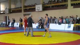 74kg00_new)(Финал Чемпионата Украины по вольной борьбе среди юниоров вес 74кг Ткаченко Дмитрий (Сумы) - Чеберко Игорь..., 2013-04-28T19:42:25.000Z)