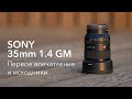Sony 35mm 1.4 G MASTER | Первое впечатление и исходники