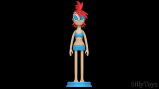 Frankie Foster Swimsuit - Fosters Home For Imaginary Friends 3D Print Model For Sale