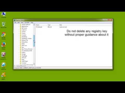 Video: How To Remove A Line From The Registry