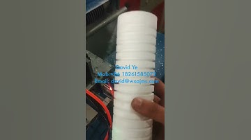 PP filter grooves machine