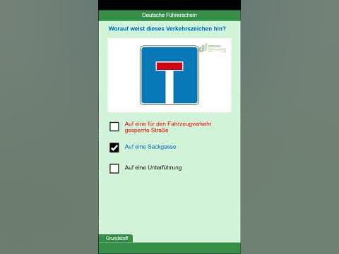 Führerschein Deutschland Theorie Fragen - YouTube