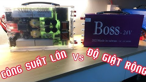 Công suất khủng BOSS 24V Vs SAMUS 5800G DÒNG MÁY KÍCH CÁ CHUYÊN ĐI VỢT VÀ KÉO CÁP SÔNG HỒ LỚN