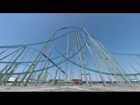 No Limits 2 252 Km/H Rocket Coaster "Ice Rider"