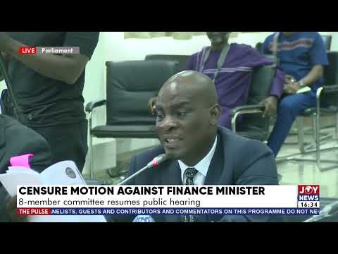Censure Motion Against Finance Minister: 8-member committee begins public hearing Part 3 Censure Motion Against Finance Minister: 8-member committee begins public hearing Part 3