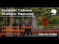 Symbolic workers memorial event