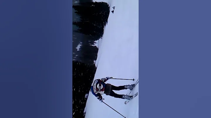 Pamela Dickinson skiing