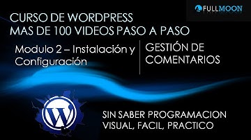 Curso de Wordpress  - Gestion de Comentarios