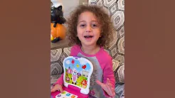Sierra teaches Rhia lesson about learning letters and numbers-useful stories for kids