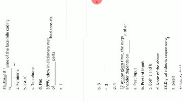 AKTU MCQ for data compression Unit 1