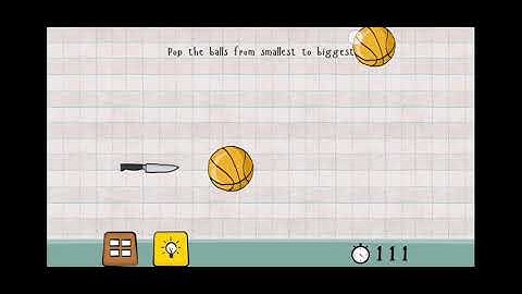 Logic Master 1 - Mind Twist Level 245 Solution | Pop the balls from smallest to biggest