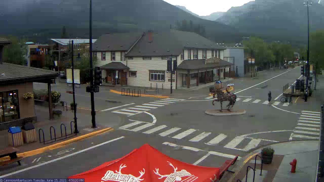 Main Street Livecam, Canmore, Alberta