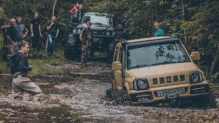 видео: Коваши, NISSAN на 54 колесах (NISSAN SAMURAI) против подготовленных машин на нашем маршруте картинка: Коваши, NISSAN на 54 колесах (NISSAN SAMURAI) против подготовленных машин на нашем маршруте