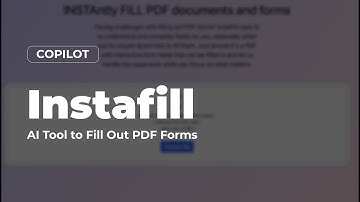 Instafill: Fill PDF forms with ChatGPT