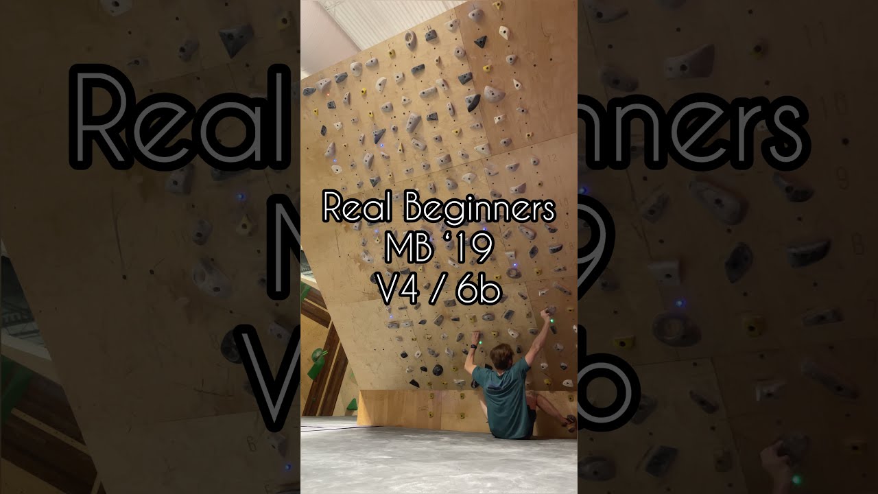 MoonBoard 2019 V4 / 6b Benchmark - Real Beginners