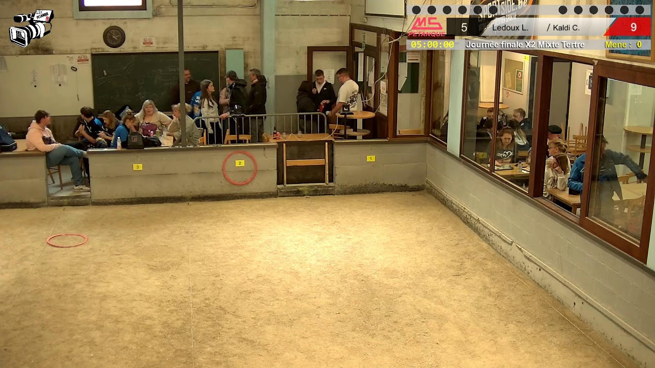 Miniature : Pétanque Finale X2 Mixte Tertre 1/4 finale