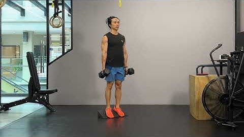 DB Suitcase TEMPO Cyclist Squat