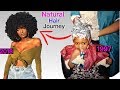 7 year Natural Hair Journey: RELAXER to AFRO | alexuscrown