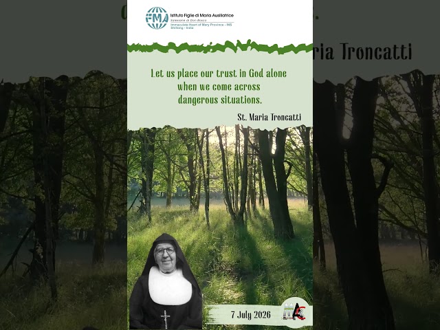 Inspirational Thoughts from St Maria Troncatti - Day 185#motivation #love # subscribers