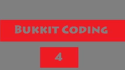 Bukkit Coding Ep.4 - Simple Events (MOTD)