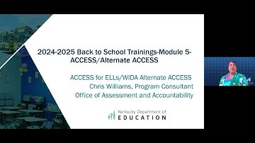 WIDA ACCESS - Module 5