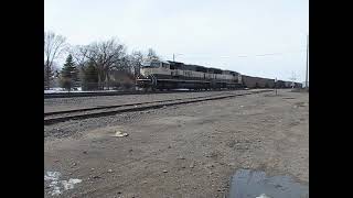 BNSF Staples sub SD70mac 9760 Wadena MN