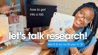 UNDERGRADUATE RESEARCH Q&A | How I Got Into Research as a College Student + My Experience