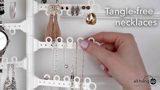 All Hung Up® - Jewelry Organizer - Over the Door Model - bestjewelryorganizer.com