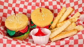 Hamburger Cupcakes And French Fries From Cookies Cupcakes And Cardio Hamburger Cupcakes And French Fries From Cookies Cupcakes And Cardio