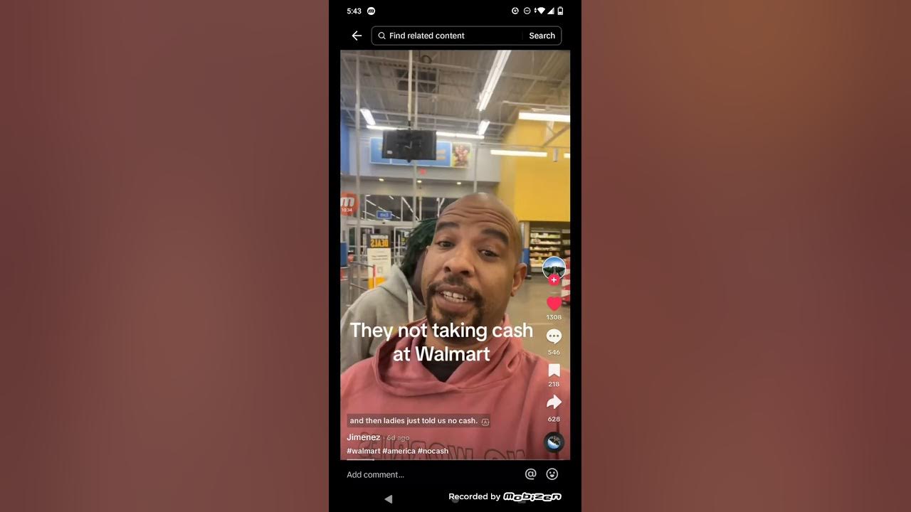 Walmart not taking cash!!! I wonder what that all about?🤔🤔🤔 YouTube