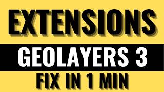 Famous GeoLayers 3 Not Showing in Extensions? Fix Working 100% | After Effects Wealth