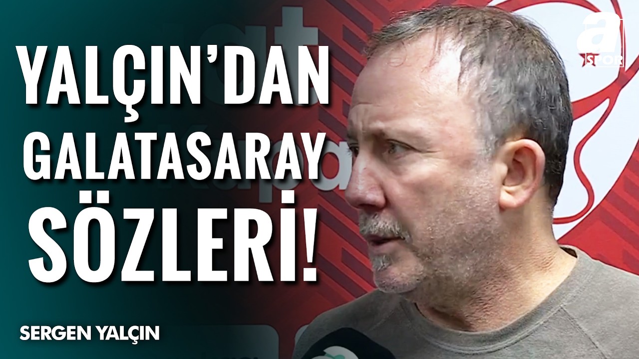 Beşiktaş Teknik Direktörü Sergen Yalçın'dan Galatasaray Açıklaması! İşte O Sözleri
