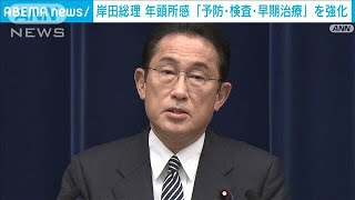 岸田総理が年頭所感「予防・検査・早期治療」を強化(2022年1月1日)