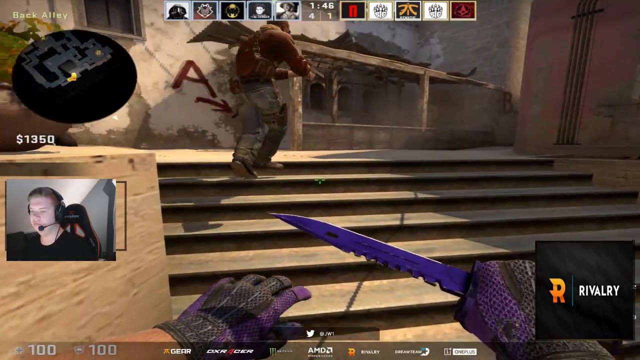 CS:GO Fnatic JW Playing FPL - JW,Xantares Playing FPL - Mirage - 19.08.2019