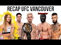RÉCAPITULATIF UFC VANCOUVER 🇨🇦 | NuolMMA