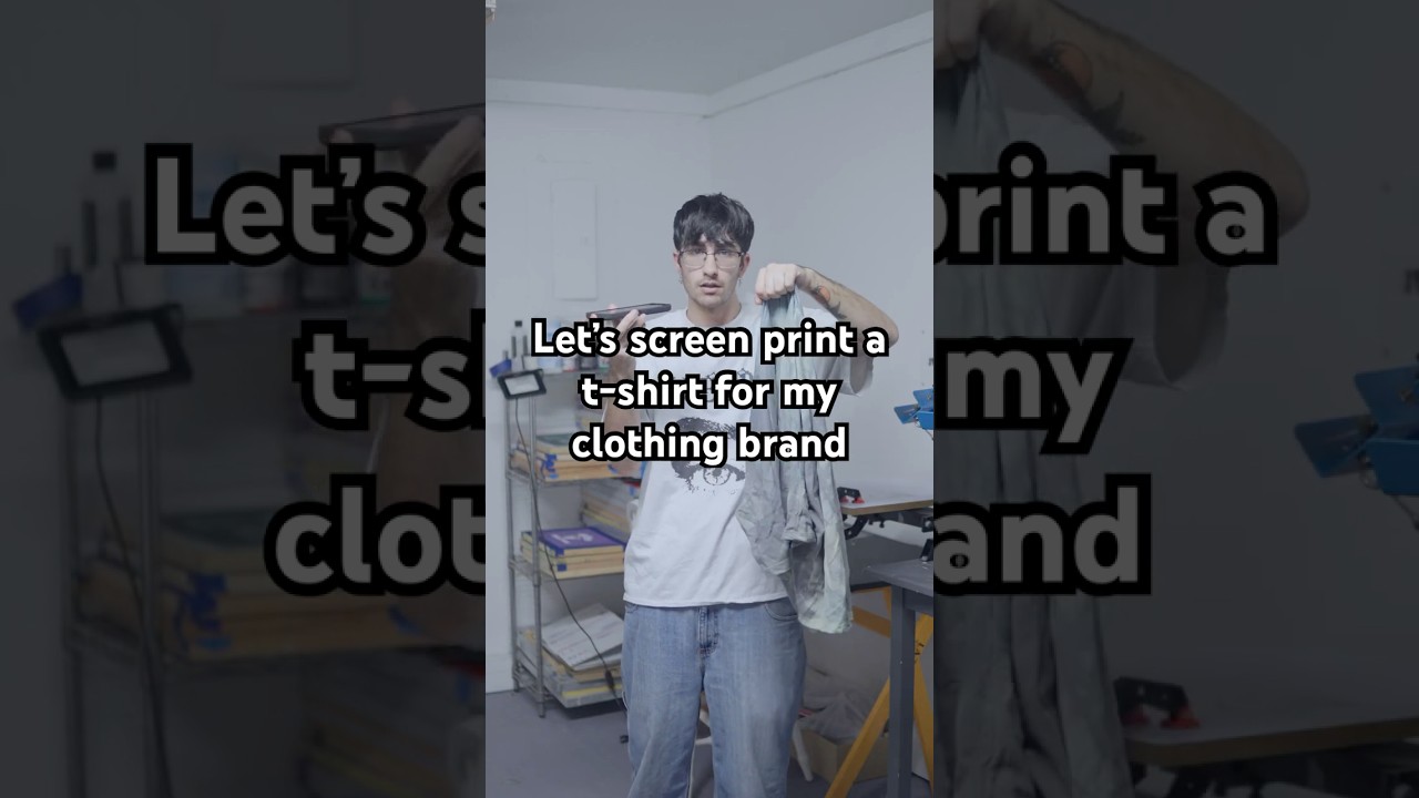 We screen print and embroider our clothes in house! 