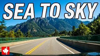 Cruising the iconic Sea-to-Sky Highway (BC-99) from Vancouver to Shannon Falls - Squamish (4K)