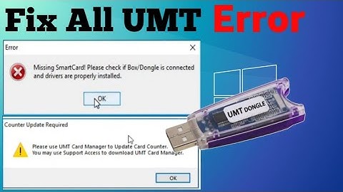 Fix All UMT Error| Missing Smart Card/ Please use UMT Card Manager | GS MOBILE| #umt_card_manager